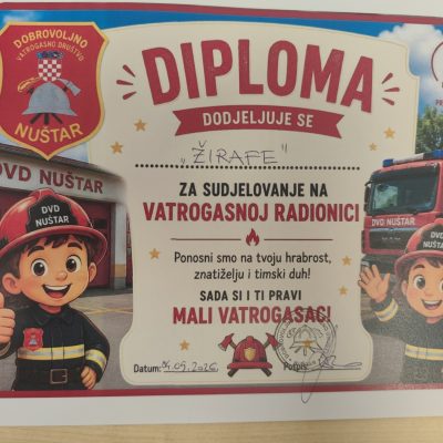 Svjetski dan vatrogasaca u skupini Žirafe